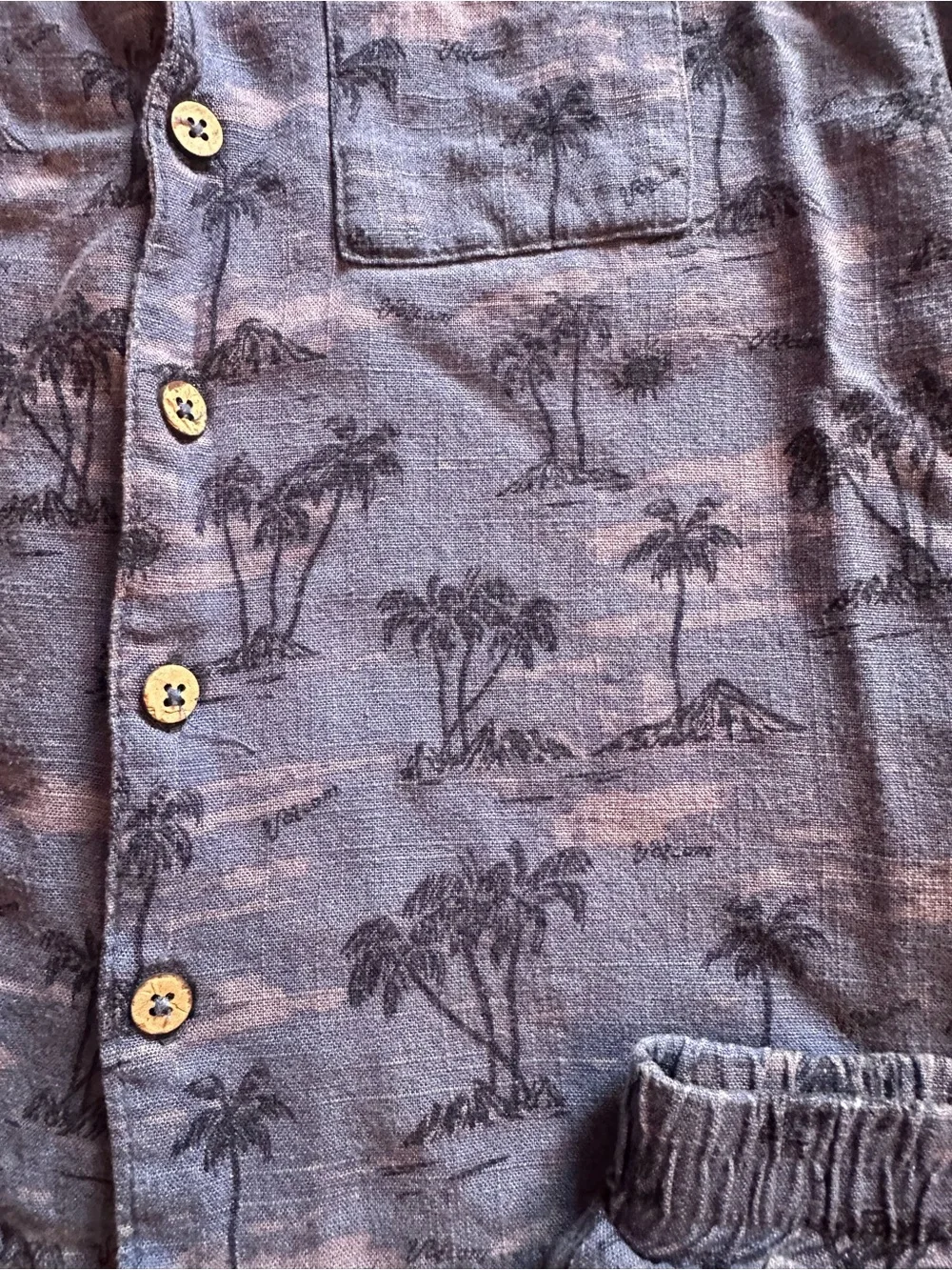 Volcom Kids Two-Piece Short Sleeve Short Set in Light Purple